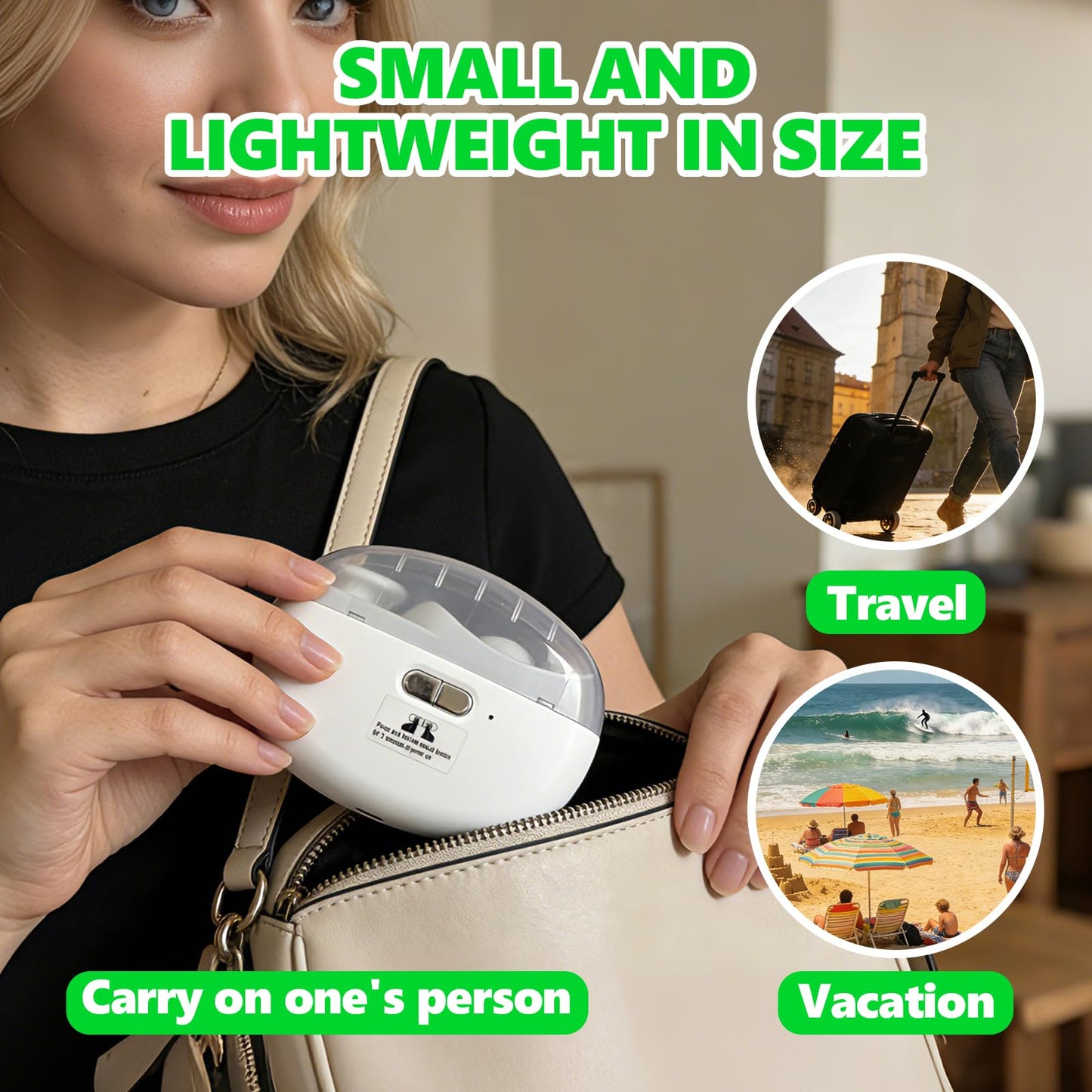 Electric Nail Clipper and Trimmer, 2 in 1 Automatic Nail Grinder with LED Light for Baby, Kids, Adults, Seniors, USB Rechargeable, 2 Speeds, Built-in Dust Collector, Quiet All-in-One Manicure Device