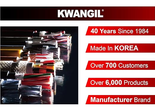 KWANGIL 3C 22AWG AMSB Shielded Cable Wire (UL2464) - Highly Flexible Str TC, PVC Ins, OS+TC BRD, PVC JKT for CNC Machine, Stepper Motor, VFD Spindle (Matte Black 25FT)