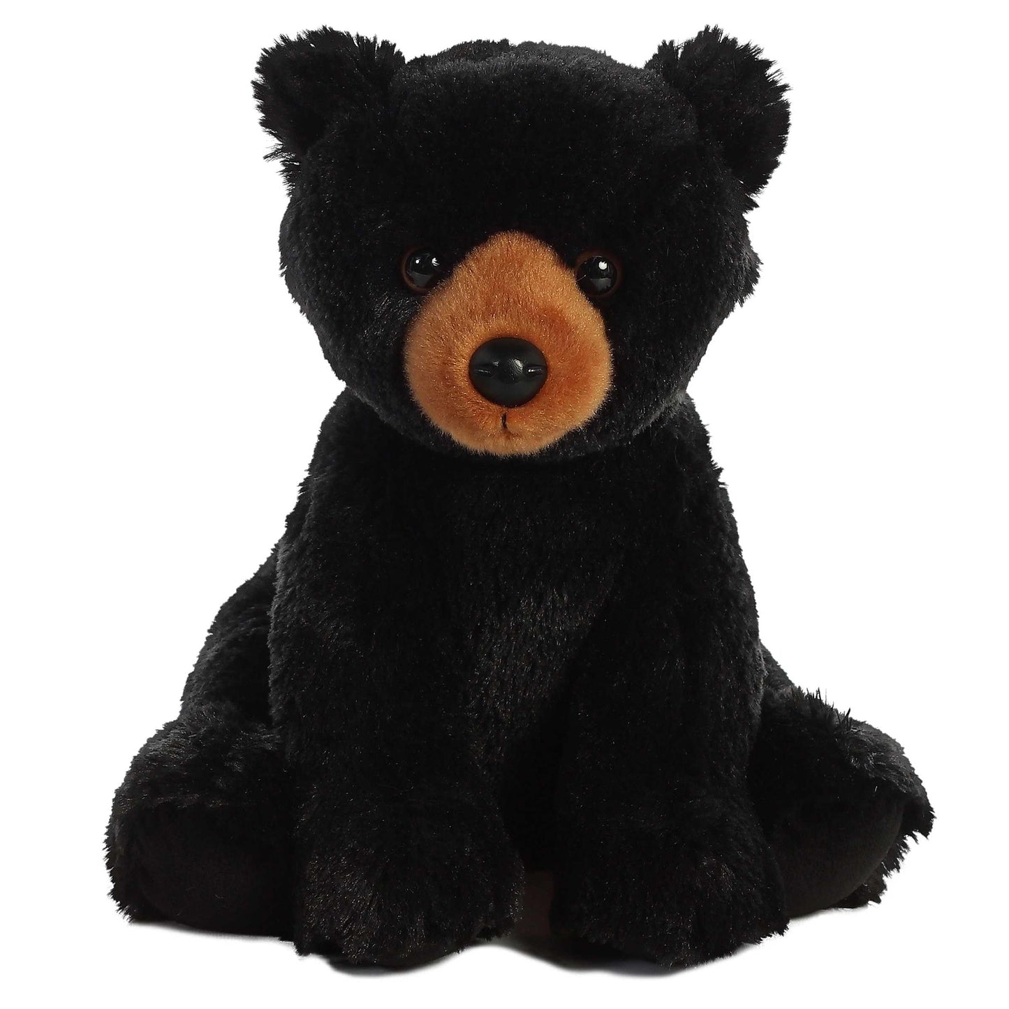 Aurora® Cuddly Black Bear Stuffed Animal - Cozy Comfort - Endless Snuggles - Black 14 Inches