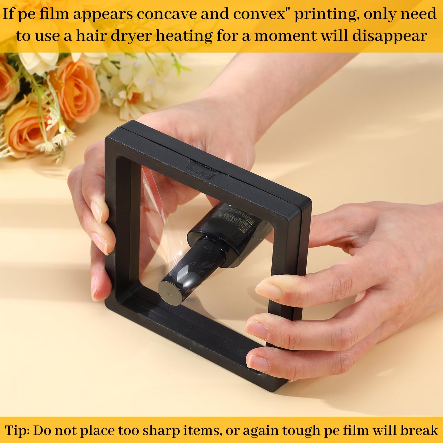 30 Pcs Press on Nail Packaging Box Set with 90 Adhesive Tapes, 3D Floating Display Case Storage Container for Artificial Nails and Jewelry Accessories (Black)
