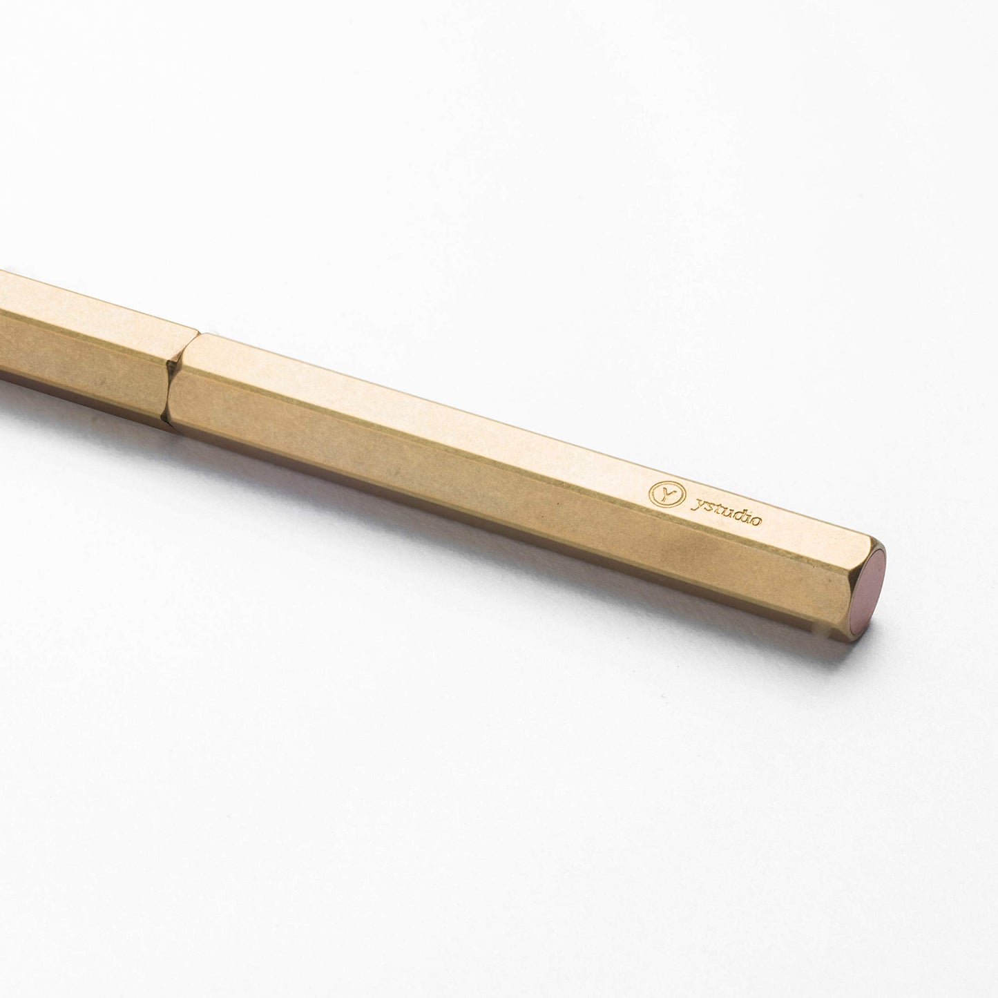 YSTUDIO Classic Luxury Revolve Ballpoint Pen,Gilded Nib,Gorgeous Finish,Trustworthy Pen Gift for Men&Women-Elegant, Reliable,Nice Pen for Writing-brass
