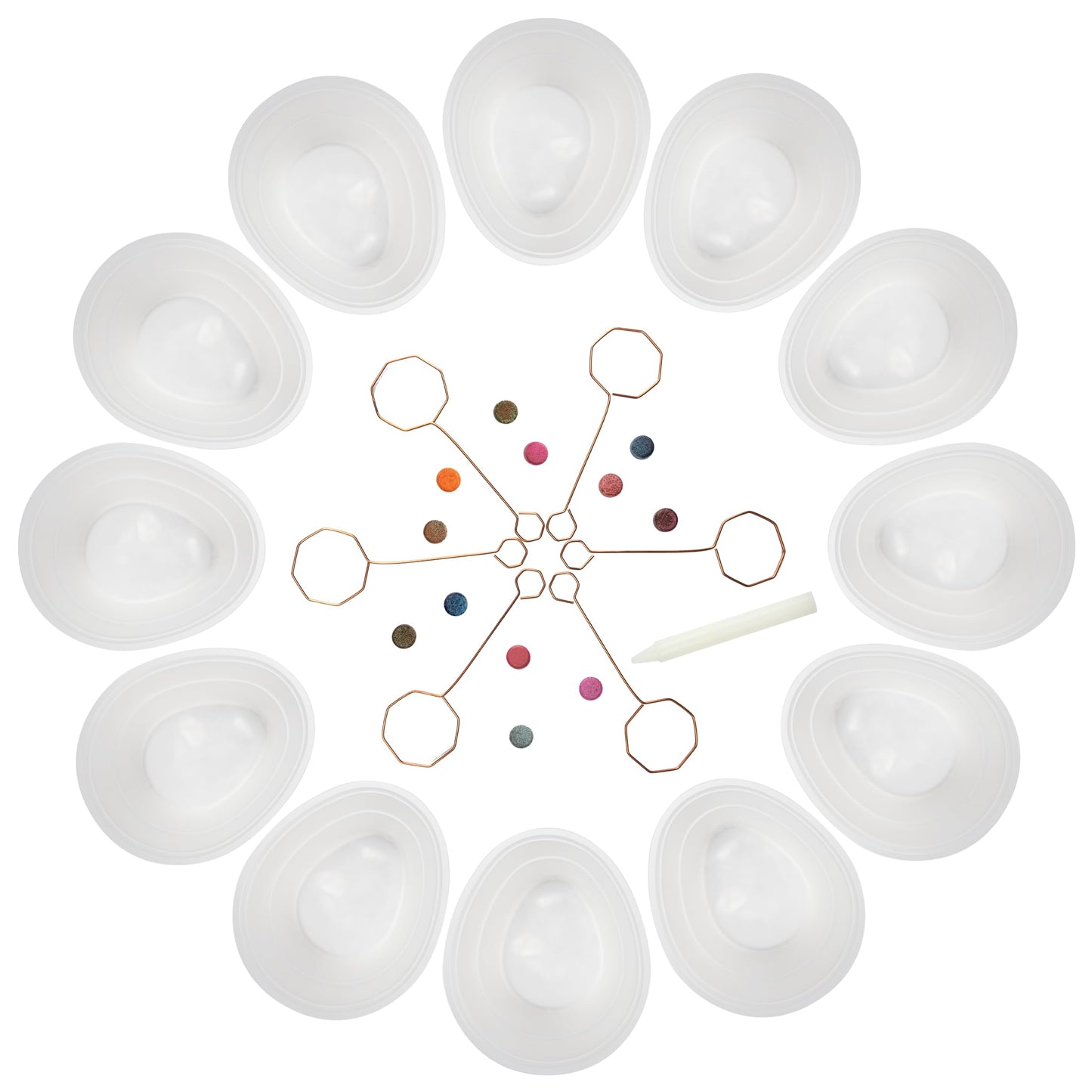 PAAS Megga Color Cups Egg Decorating Kit: Dye 12 Eggs at The Same Time!