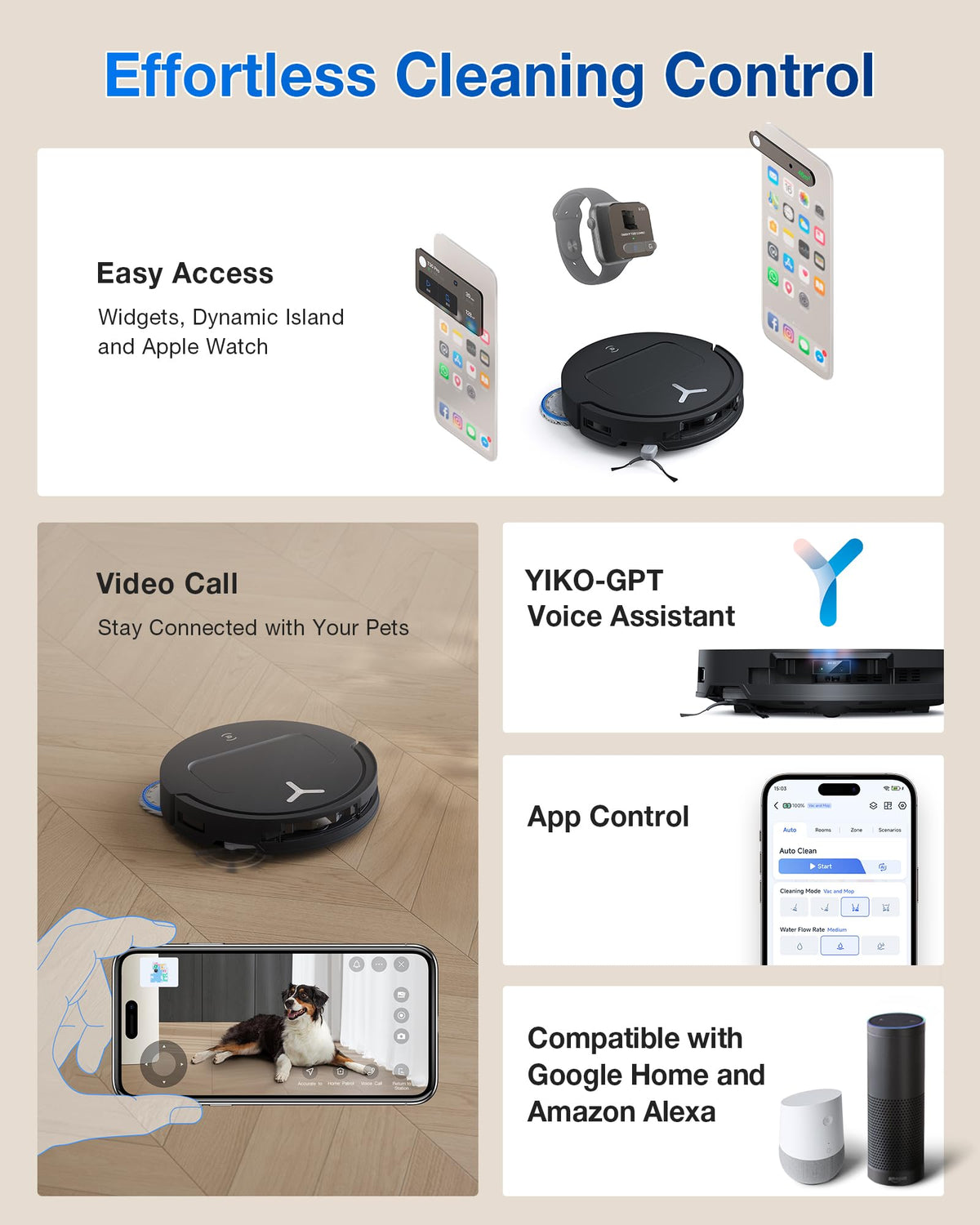 DEEBOT T50S PRO Omni Robot Vacuum and Mop