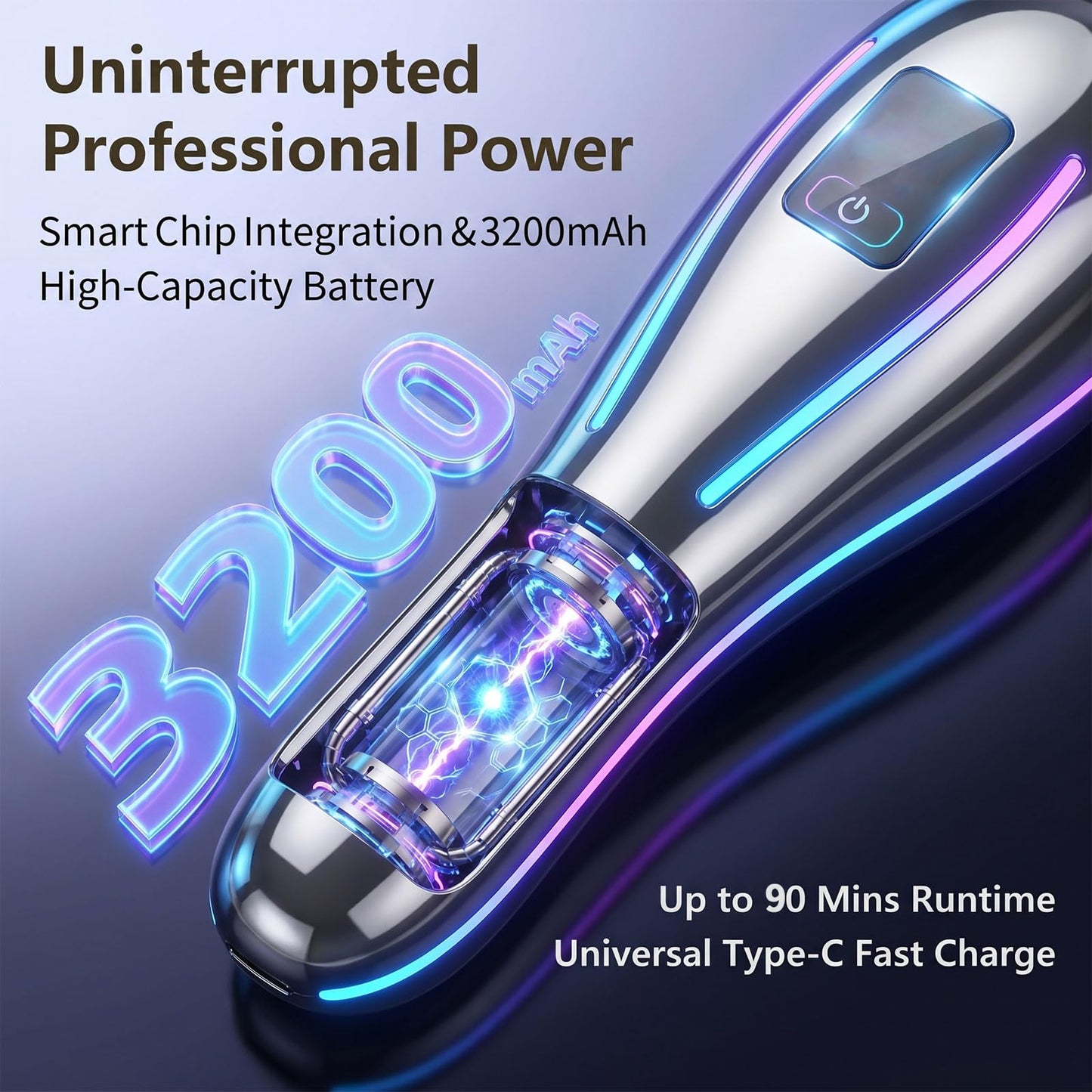 PNKVOK Rechargeable Flash Cure Nail Lamp, Handheld UV LED Nail Dryer for Rhinestones Glue, Little Whale Portable Cordless Light with Infrared Sensor, 30s/60s Timer, 5 LED Beads, for Gel Nails