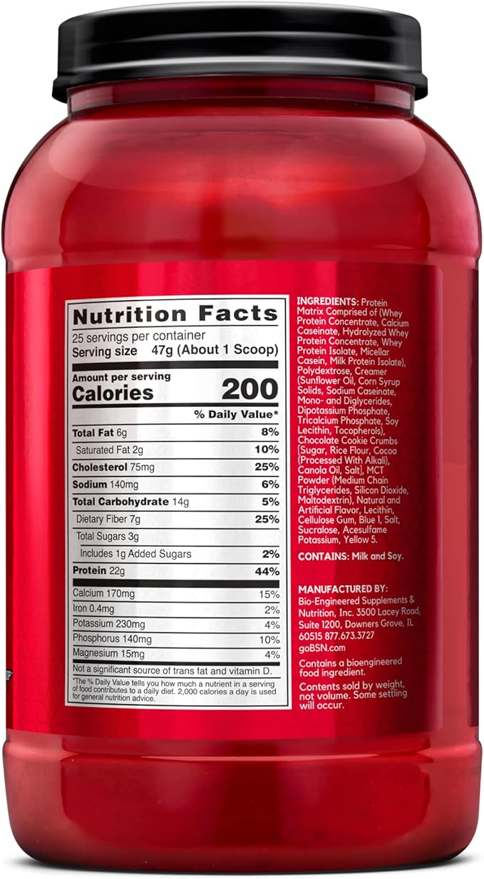 BSN Syntha-6 Whey Protein Powder, Cold Stone Creamery- Mint Mint Chocolate Chocolate Chip Flavor, Micellar Casein, Milk Protein Isolate Powder, 25 Servings