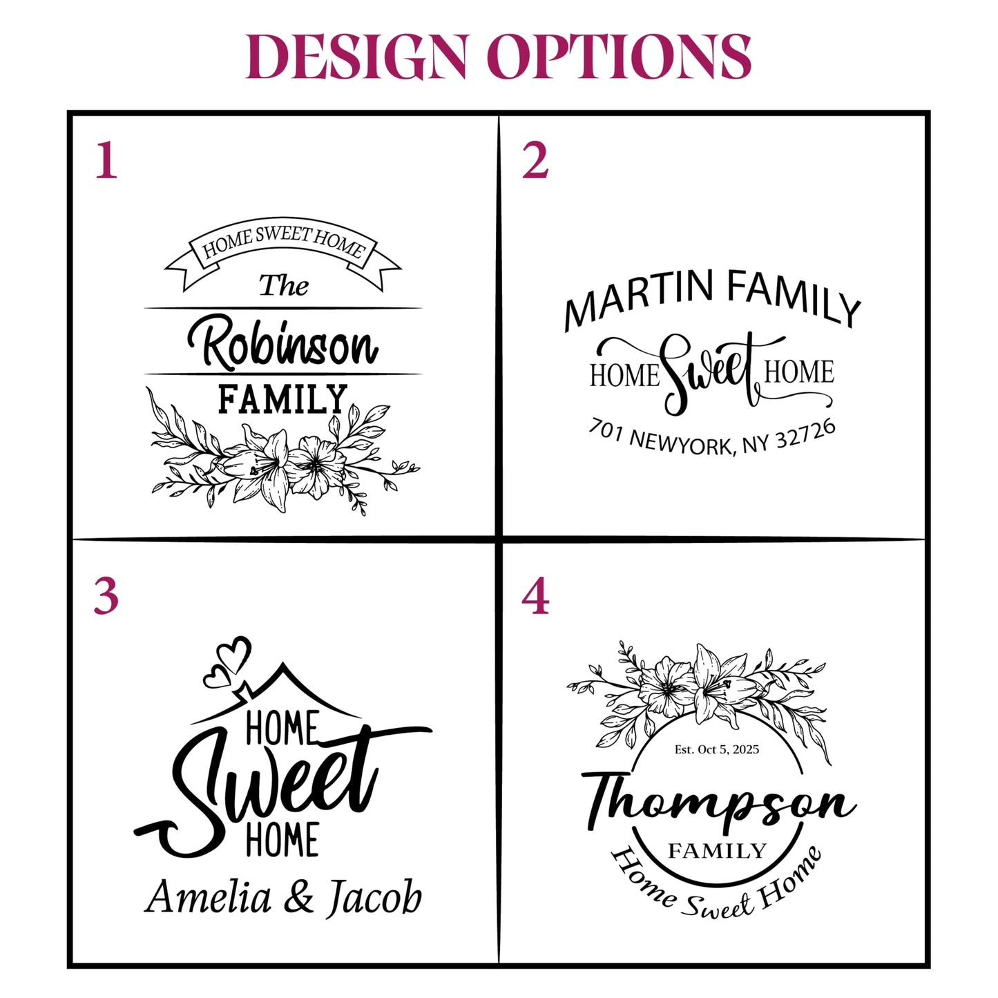 Personalized Cutting Board with Home Sweet Home Design, Custom Engraved Housewarming Gift for Friends, New Home, Realtor Closing Gift for Clients, Kitchen Decor, Neighbors or First-Time Home Buyers