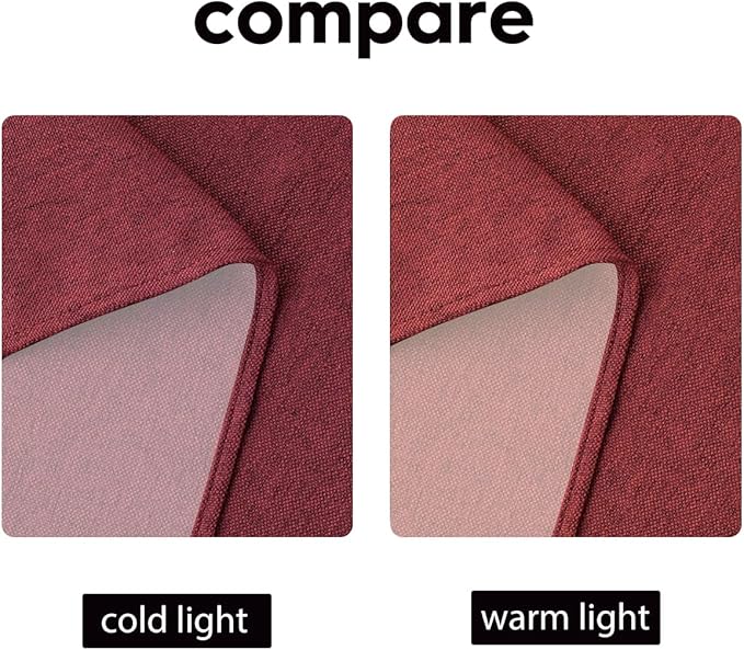 Artoid Mode Dark Red Table Runner, Seasonal Christmas Valentine's Washable Kitchen Dining Table Decoration for Home Party Decor 13x90 Inch