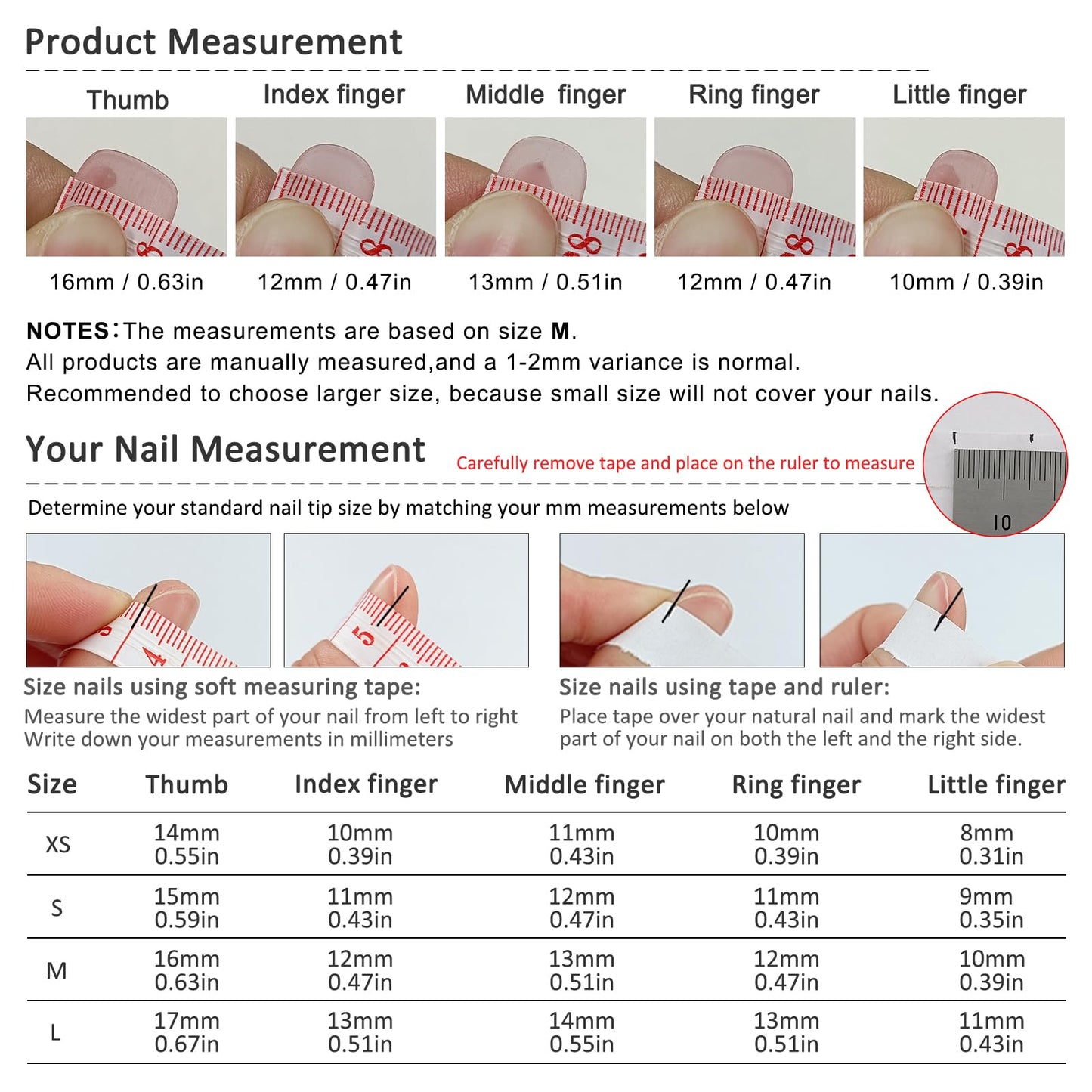 TENPAL Almond Press on Nails - Pink French Ombre & 3D Texture with Polka Dot & Wave Carving, Reusable & Handmade False Nails for Spring Summer | Sweet Watercolor Style(L）