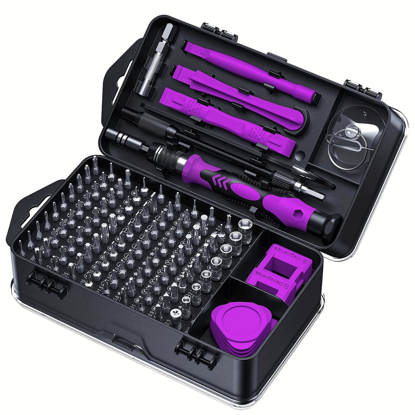 115 in 1 Precision Screwdriver Set with Torx Triwing Bits，Magnetic Mini Screwdriver Kit for iPhone, MacBook, Computer, Laptop, PC, RC, PS4, Xbox, Eyeglasses, Watch
