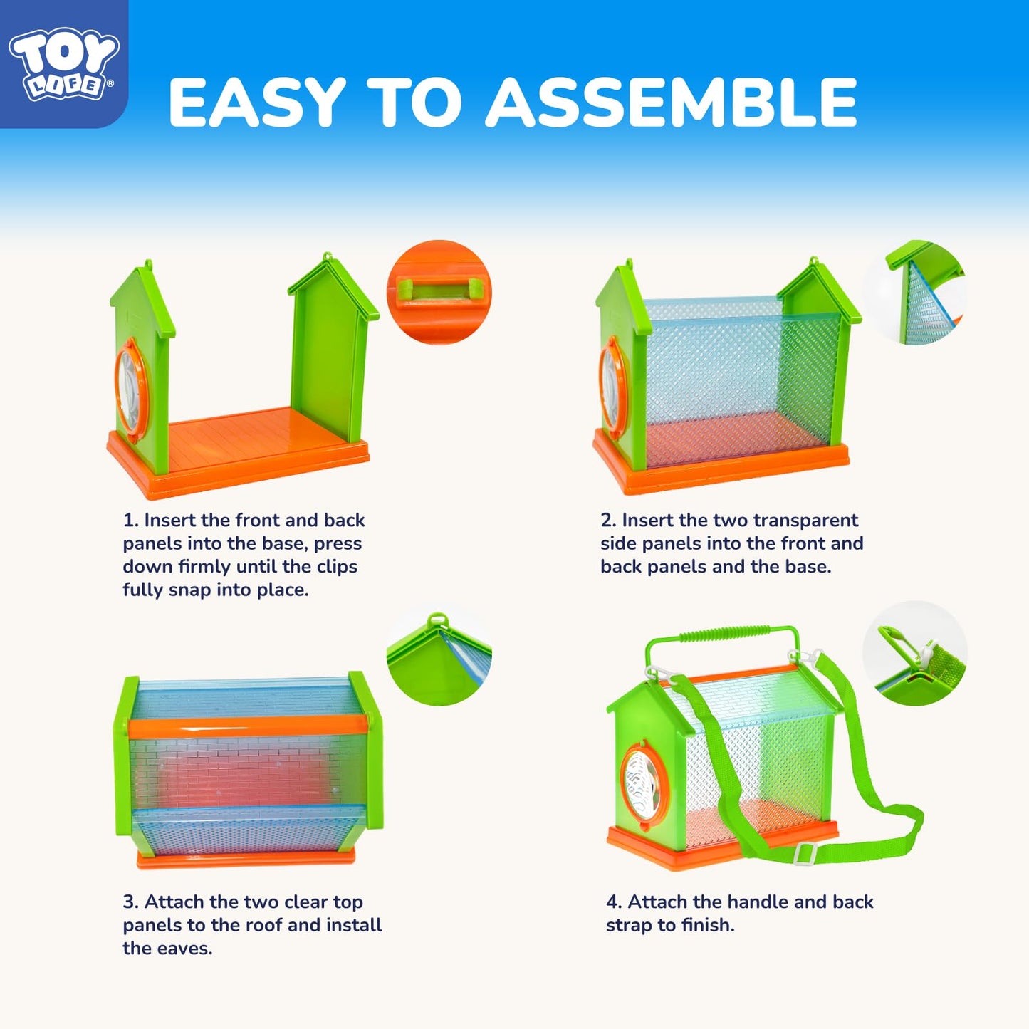 TOY Life Bug Catcher for Kids, Bug Catching Kit Kids Explorer Kit with Bug Net, Catching Tool, Tweezers, Magnifying Glass, Binoculars, Insect Catcher, Educational Outdoor Toys Kid Adventure Set