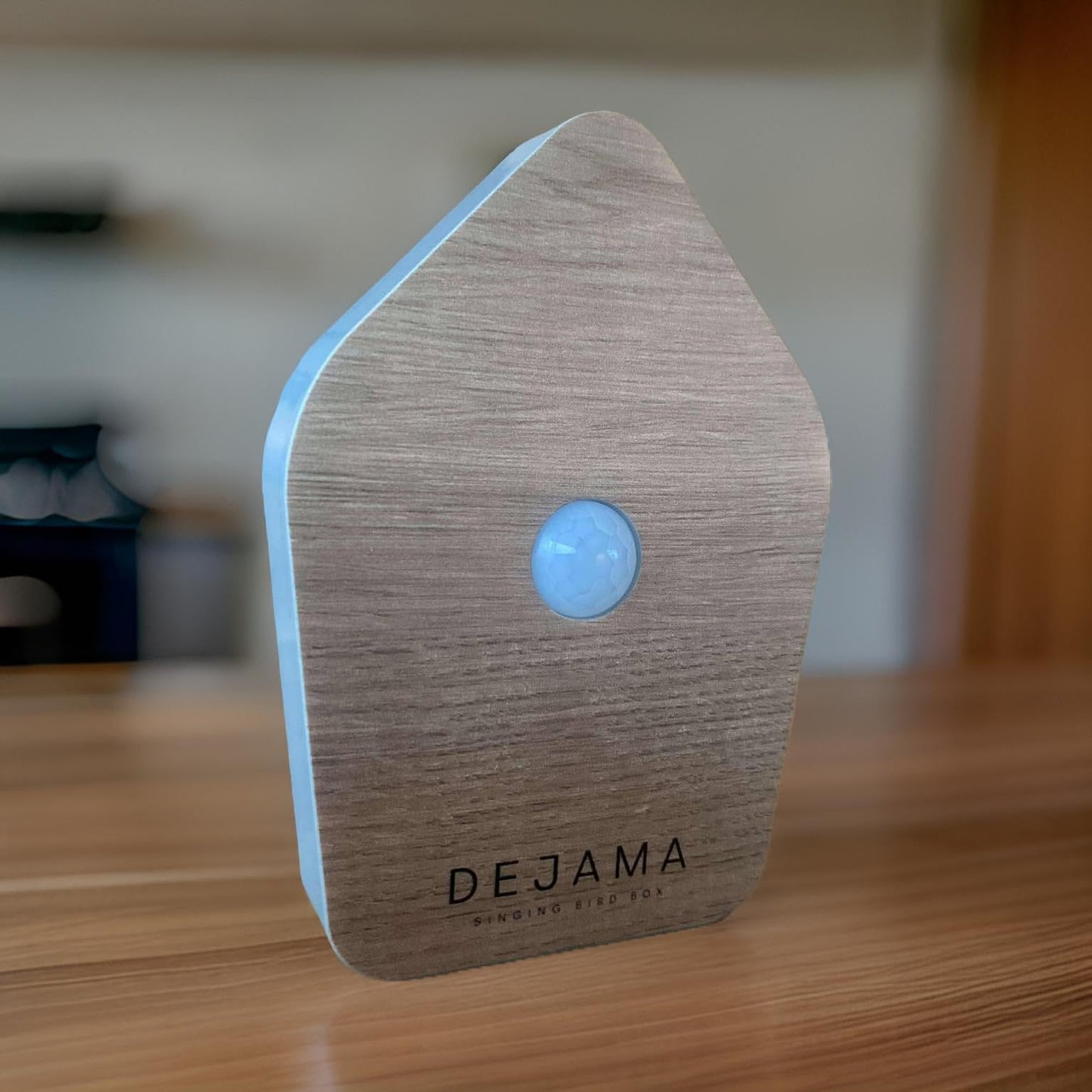 Dejama Singing Bird Box Mini Zwitscher for Bathrooms and Interiors Modern Nature Sound Box - Motion Sensor with Sound