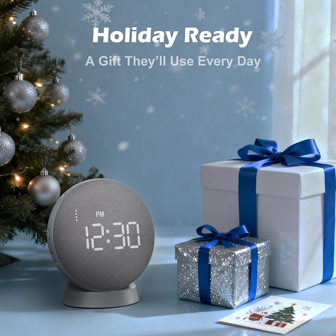 REACHER Super Loud Vibrating Alarm Clock for Heavy Sleepers Adults Teens
