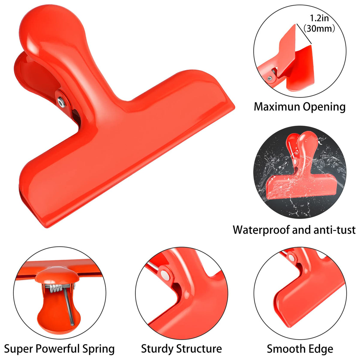 Red Chip Clips (8 Count)
