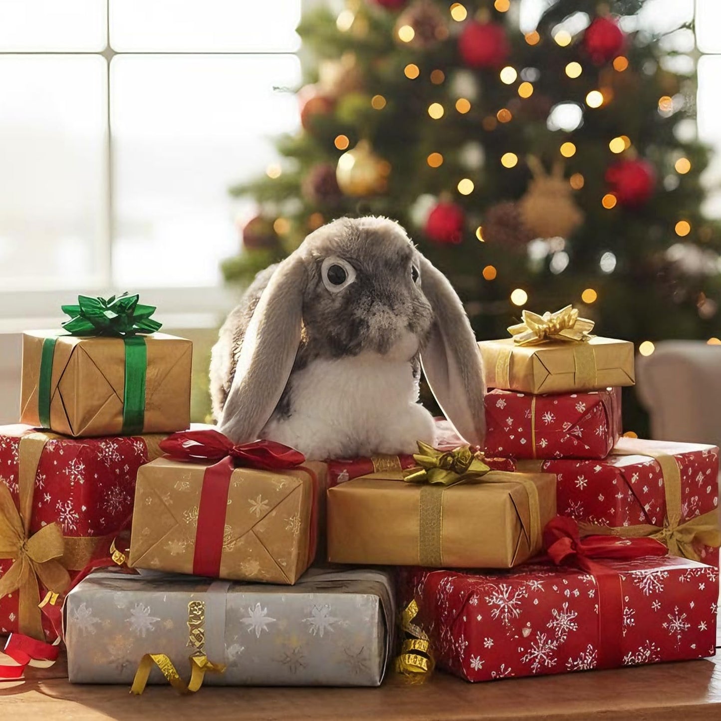 JolliLudo Eater Dutch Lop Eared Rabbit Ornament Cute Stuffed Animal Fluffy Rabbit Animal Realistic Bunny Cute Stuffed for Xmas Gift Friends 9.8 Inches(Soft,1 Pcs)