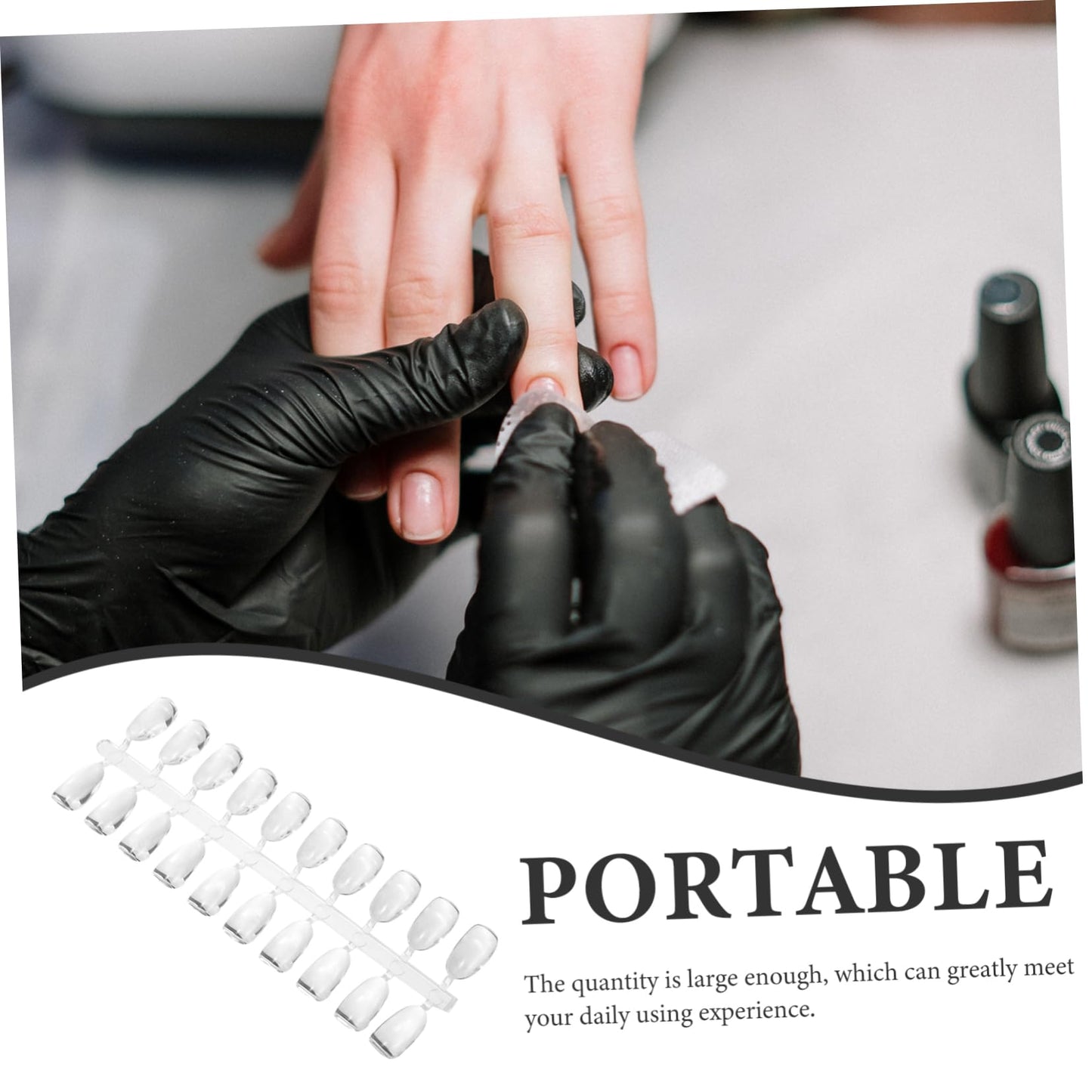 Hemoton 200pcs Pattern-making Nails Nail Art Tools Nail Salon Tool Art Accessory Manicure Color Cards Color Show Cards Display False Nails Polish