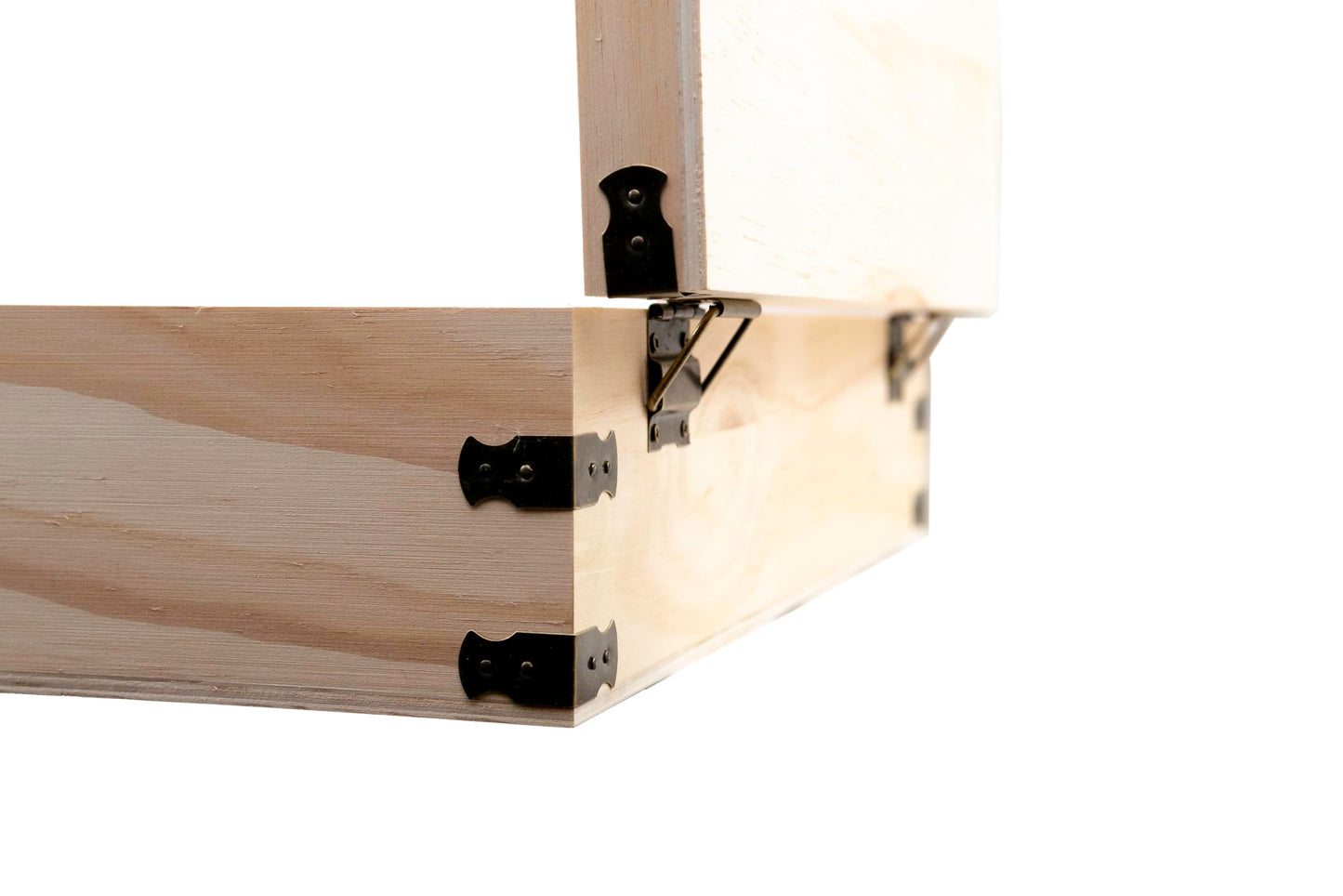 Zen Earth Inspired Large Wooden Tea Organizer Box, Big 14" Pine Storage Chest | 8-Slot Tall, Adjustable Shelves | 100% Handmade Craft Eco-Friendly Natural Décor