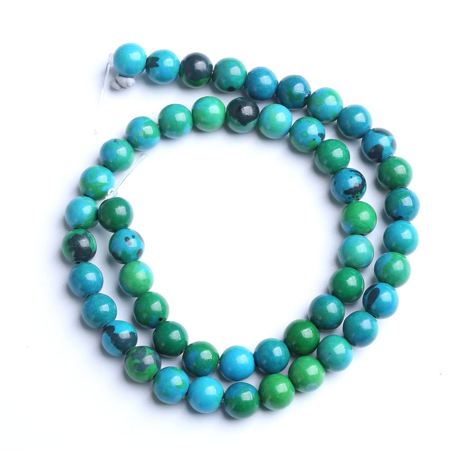 6MM 60PCS Natural Stone Phoenix Loose Beads for Jewelry Making DIY Bracelet 1 Strand