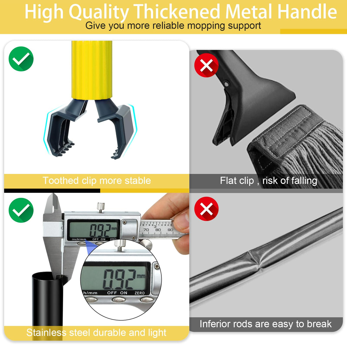 Commercial Mop Handle Heavy Duty
