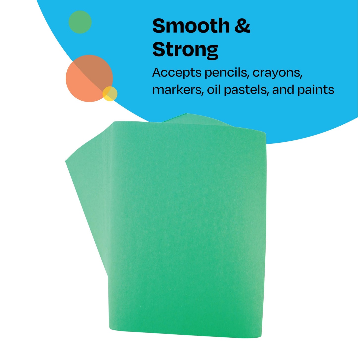 Childcraft Construction Paper, 9 x 12 Inches, Assorted Colors, 500 Sheets