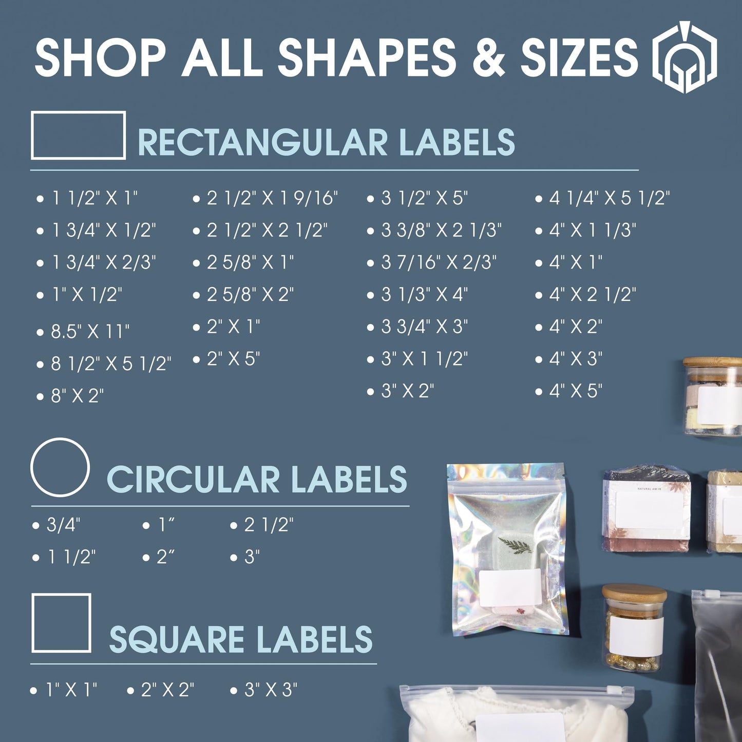8.5" X 5.5" Matte White Printable Half Sheet Shipping Labels (100 Sheets, 200 Stickers) Mailing and Address Labels for Laser & Inkjet Printers - Spartan Industrial Template R025