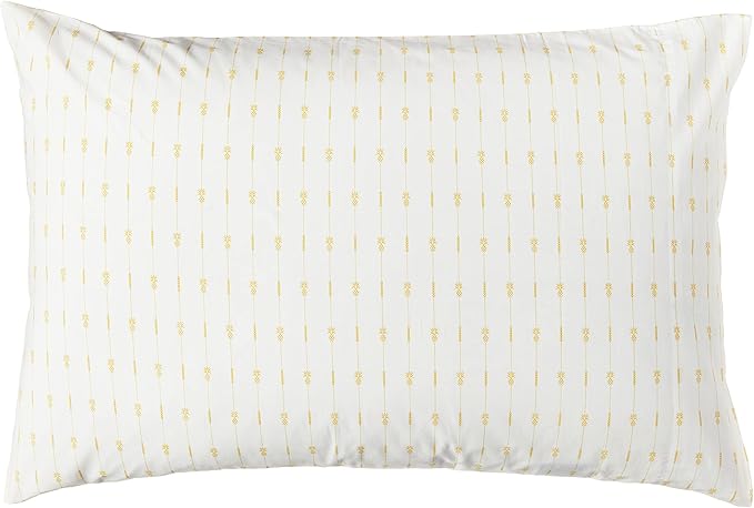 Tommy Bahama - King Sheets, Cotton Percale Bedding Set, Crisp & Cool, Stylish Bedding Set (Pineapple Pinstripe Yellow, King)