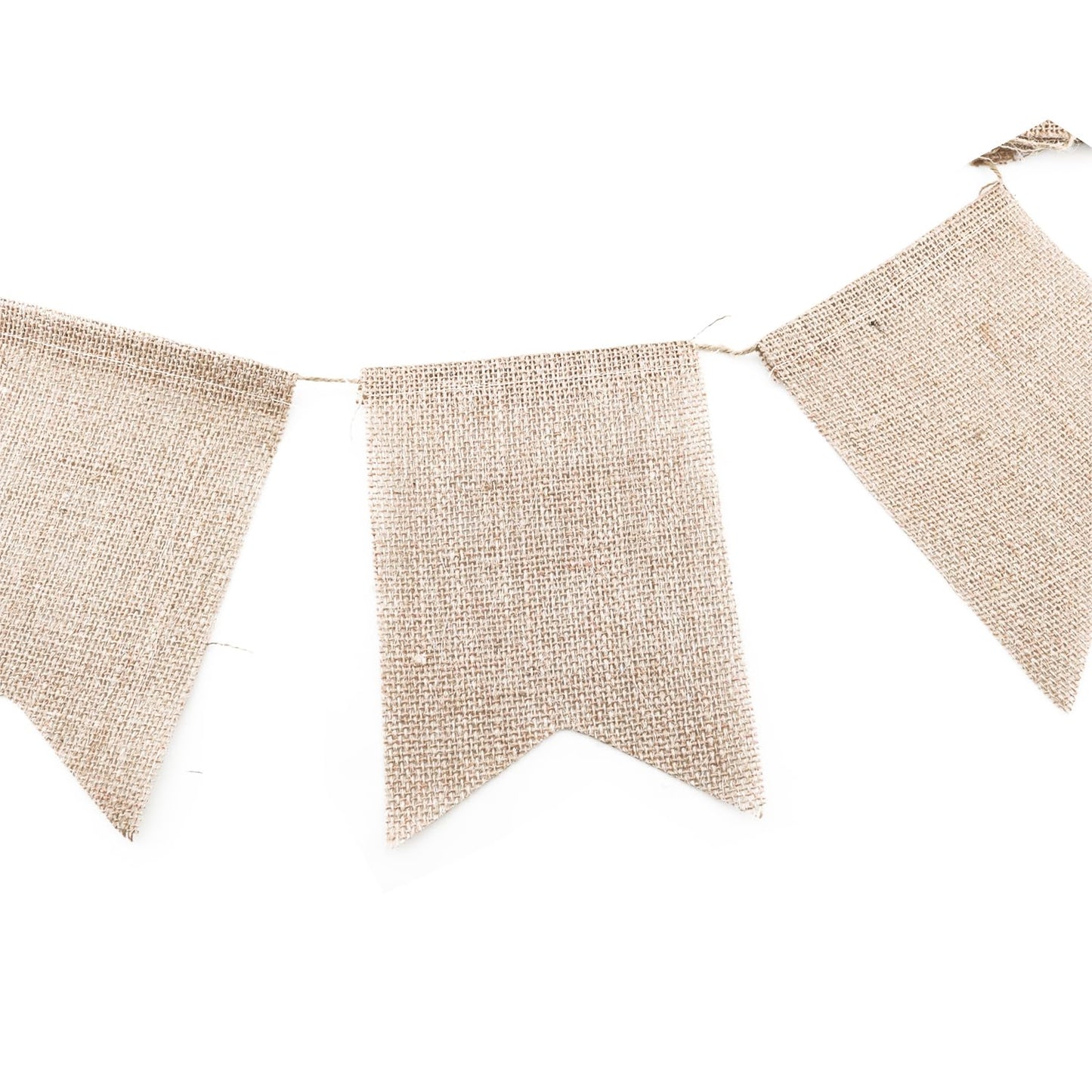 Pro Bamboo Kitchen 2 Sets 15PCS DIY Burlap Banner Kit Pennant Flags with Letter Stencils Indoor Christmas Decorations Handwritten Banner for Birthday and Independence Themed Parties
