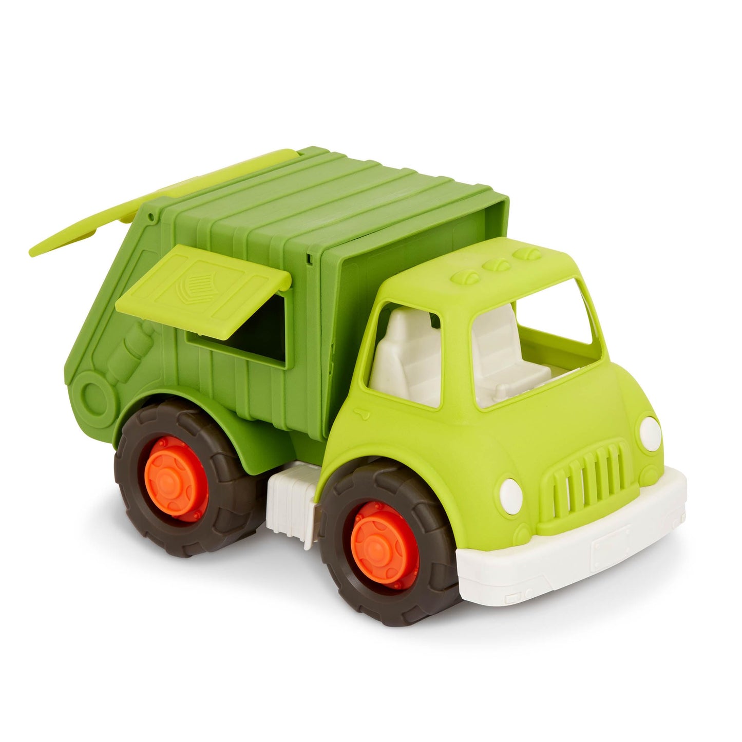 Battat – Wonder Wheels – Recycling Truck – 3 Compartments for Waste Management – Vehicle for Toddlers – Recyclable – 1 Year +