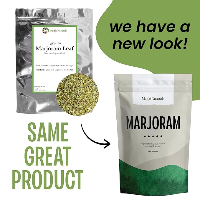 Marjoram Leaf, Cut & Sifted | 1 lb. Bulk Bag | Origanum majorana L.