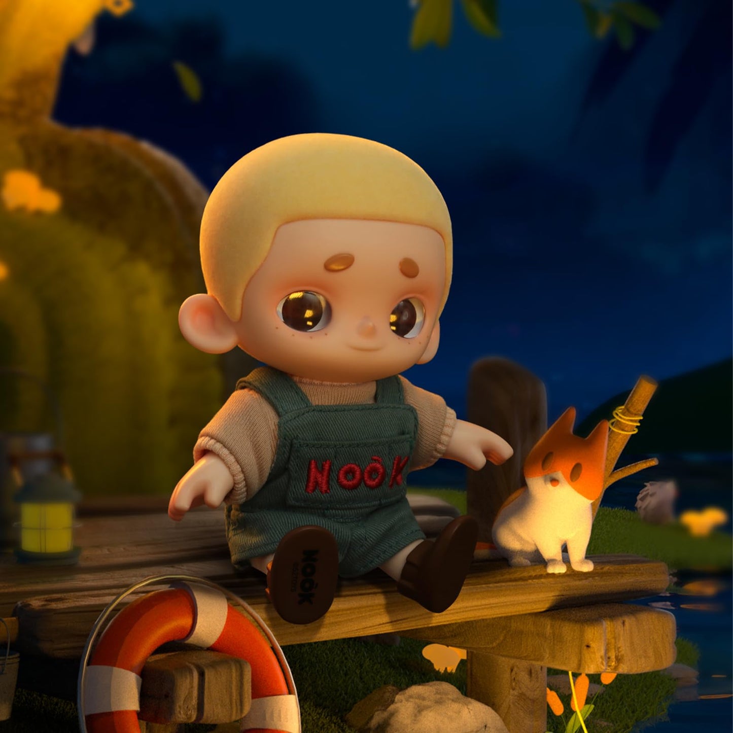 52TOYS Nook Plush Doll Vinyl Doll Blind Box Collectible Toy- 5.91inch Action Figure with Soft Touch, Movable Joints, Perfect for Home Decor & Gifts