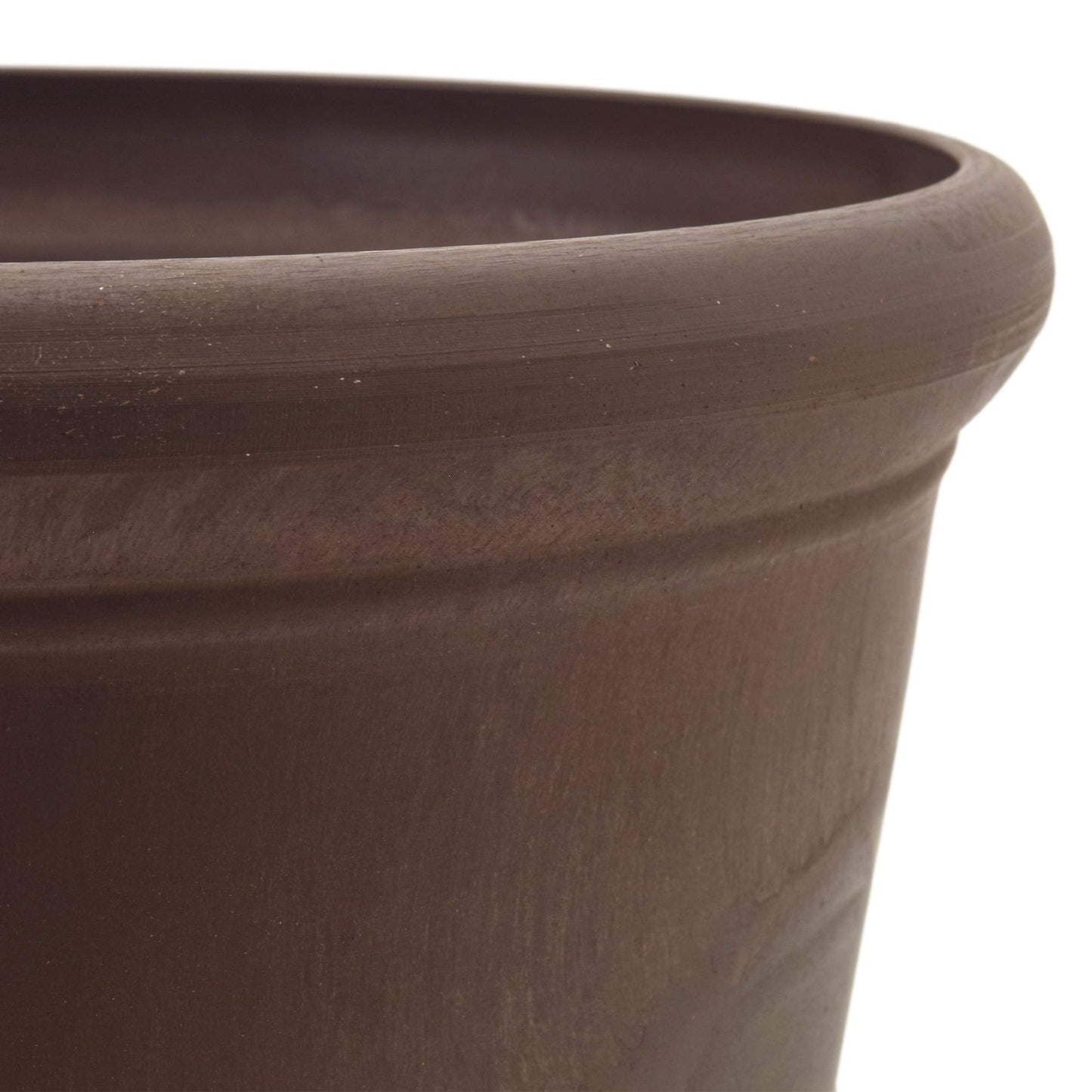 PSW Pot Collection NUR28C 10” Planter Pot for Indoor and Outdoor Plants and Gardens, 10-inch, Chocolate