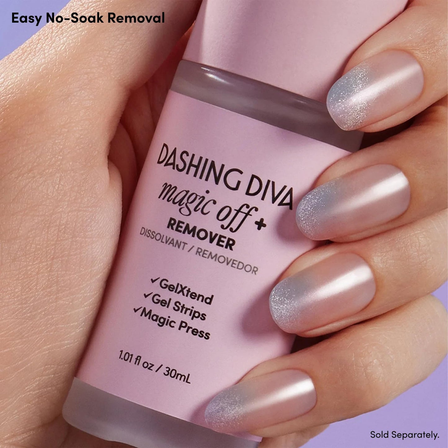 Dashing Diva Gloss Nail Strips Bundle - The Dark Marble Collection- Blue Vixen & Black Obsidian - UV Free, Chip Resistant, Long Lasting Gel Stickers - Contains 2 Sets