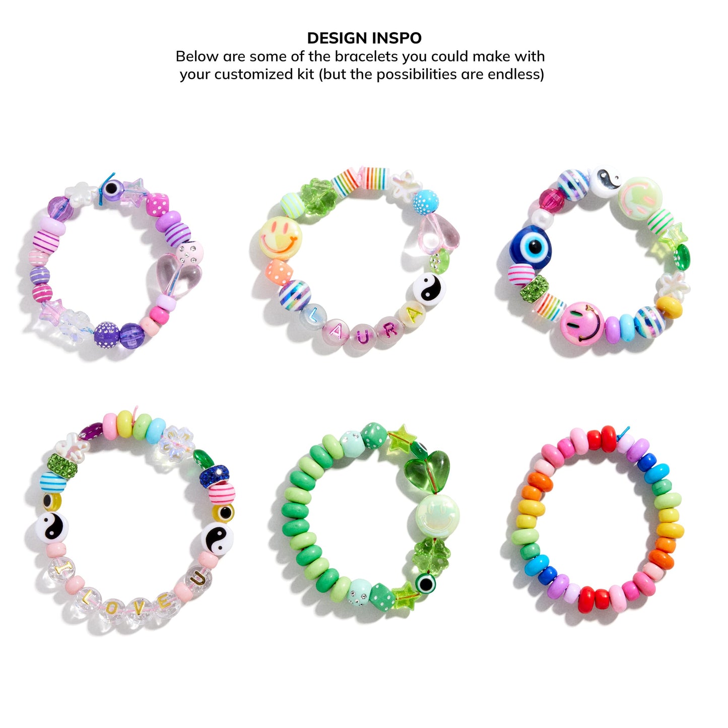 BaubleBar Ultimate DIY Bracelet Kit | 1000+ Pcs | Great for a Gift or Party | Bracelet Jewelry Making Kit with Beads