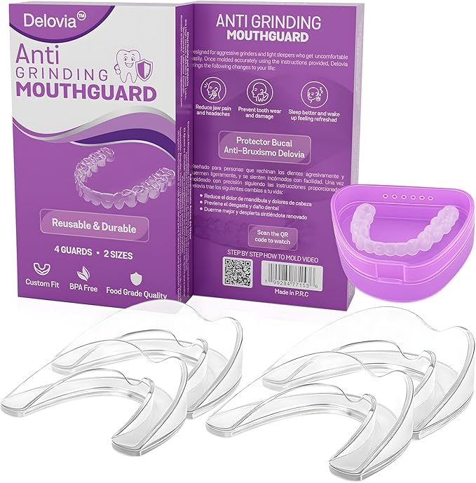 Grinding Mouthguard, Designed for Light Sleeper, Ultra Soft & Well-Fitting—All Without The Bulk