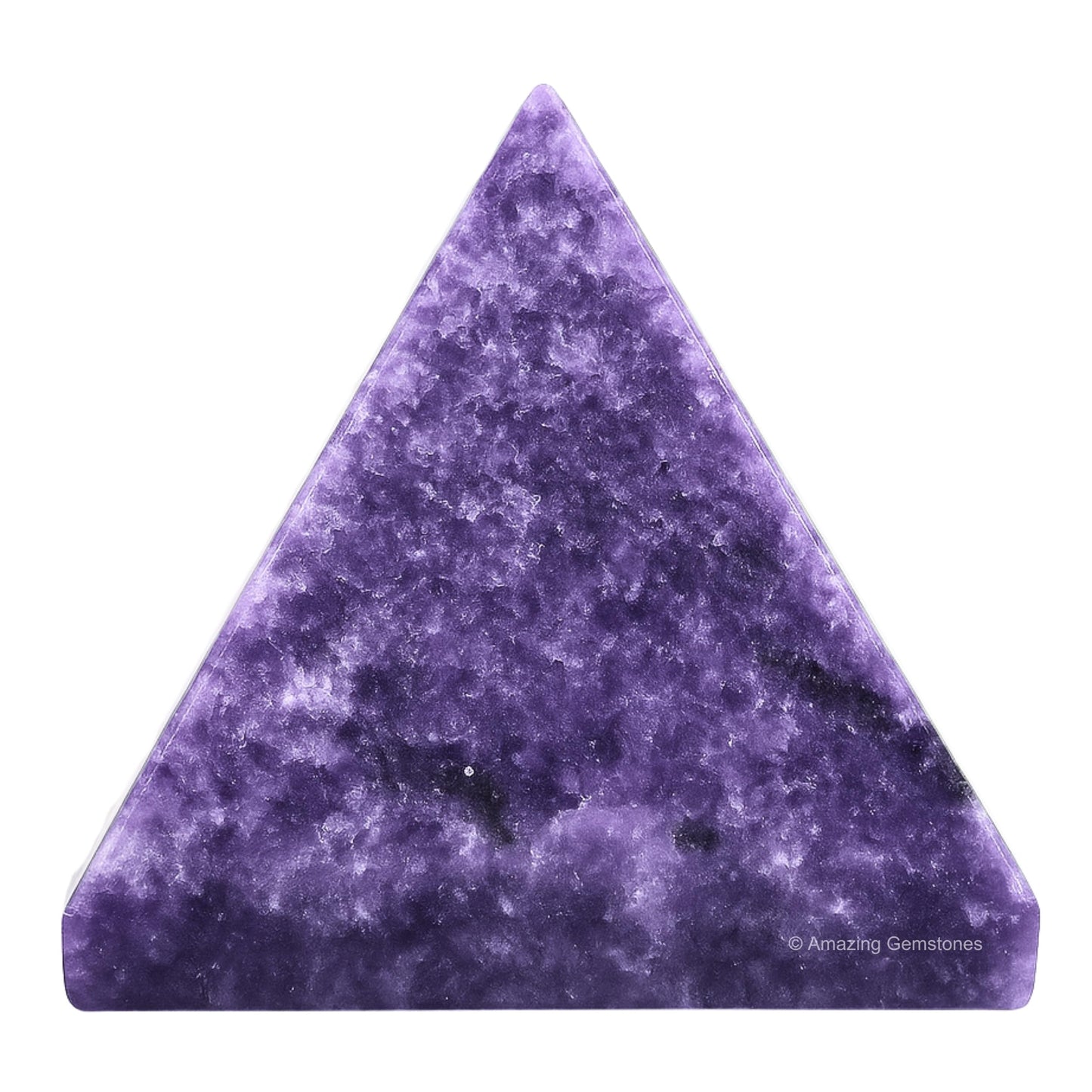 Amazing Gemstone Lepidolite Pyramid Crystal Healing Stones - 2" Great Pyramid Figurine of Natural Stone Pyramid for Meditation, Reiki, Chakra Balancing and Crystal Pyramids Grid