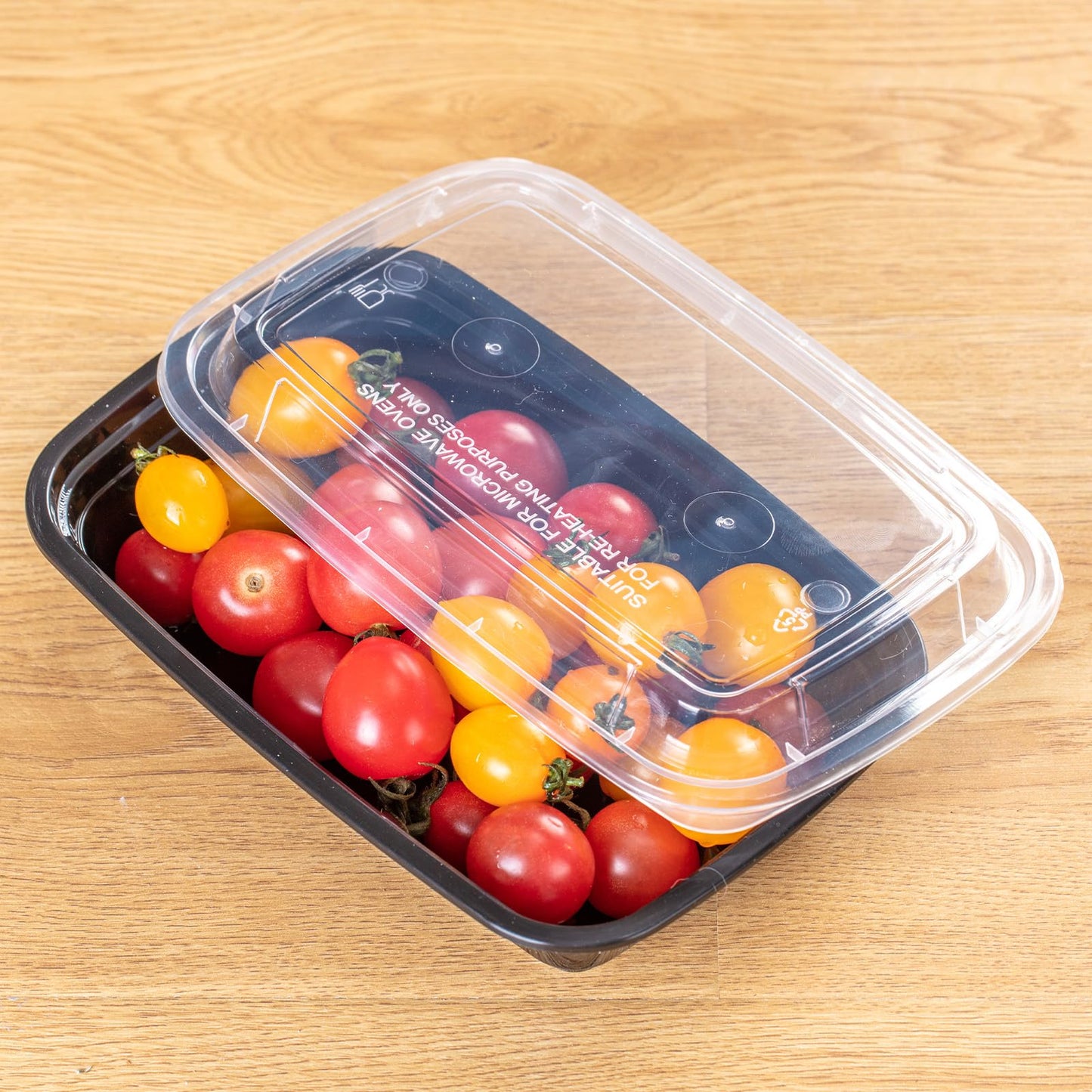 plaspapier Professional 32 oz Meal Prep Containers - 50 Pack (100 Pcs) with Lids, Leakproof, Microwave/Freezer/Dishwasher Safe - Bulk Hexagon Food Storage