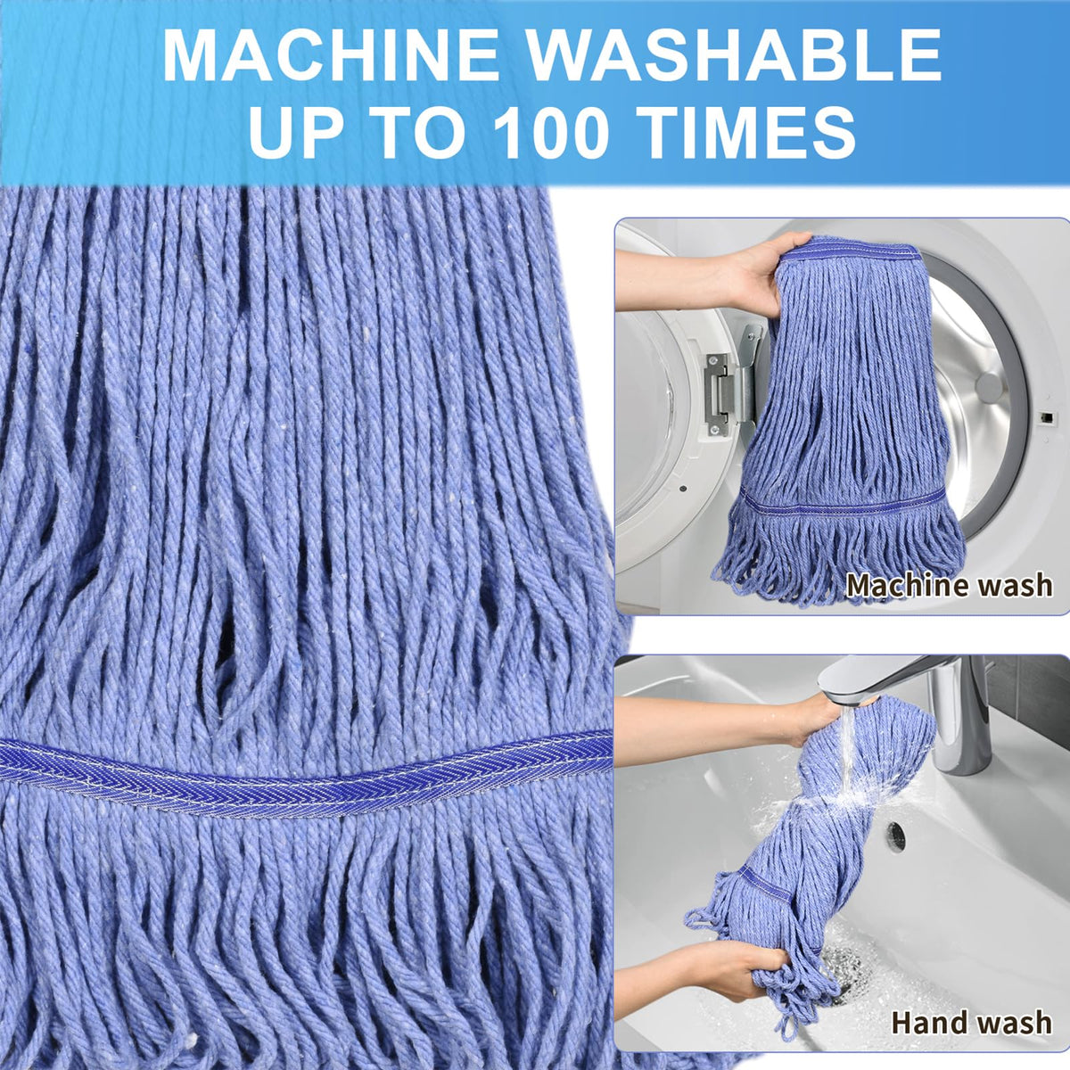 Commercial Mop with Extra Head Replace