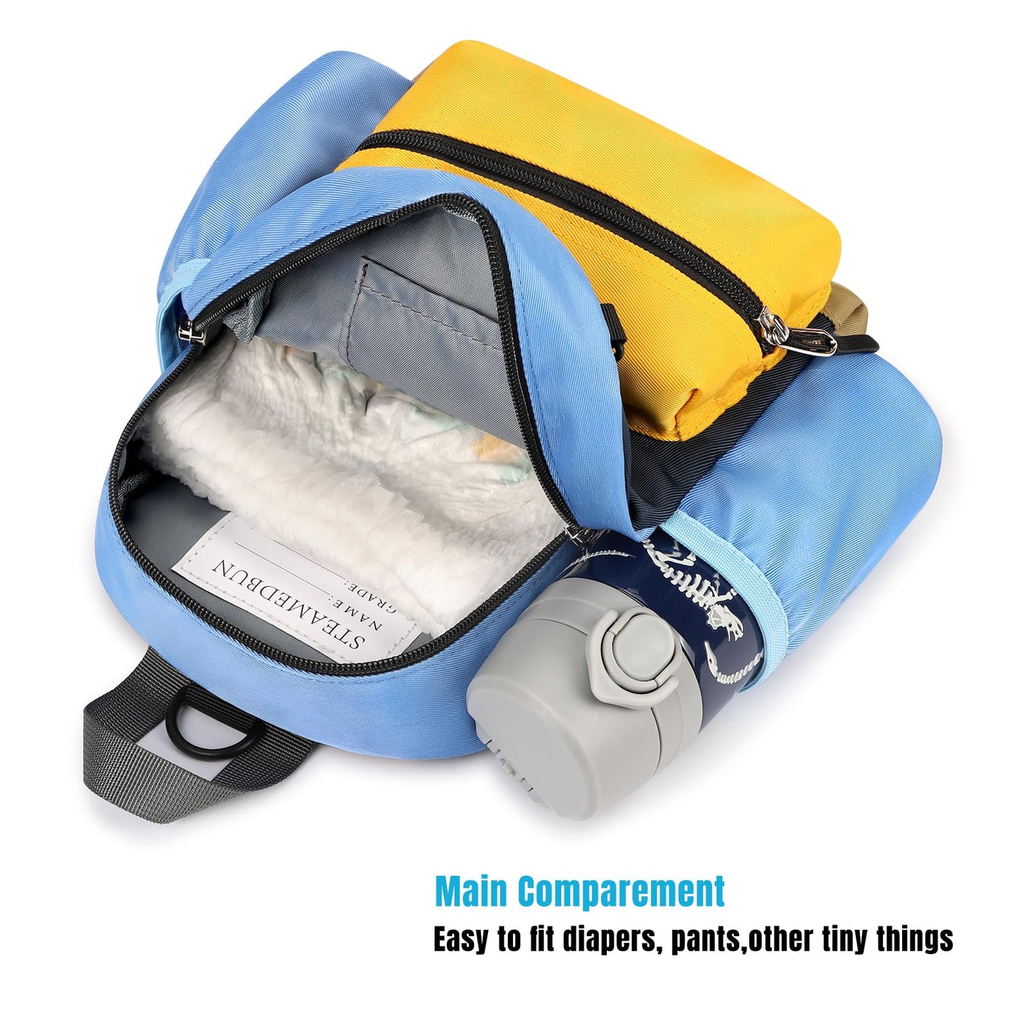 STEAMEDBUN Backpack Leash for Toddlers 1-3: Baby Backpack with Leash for Boys Girls - Anti-Lost Harness for Walking