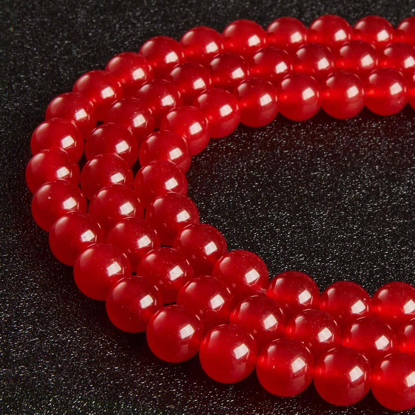 35pcs 10mm Natural Carnelian Beads Gemstone Beads Round Loose Beads for Jewelry Making