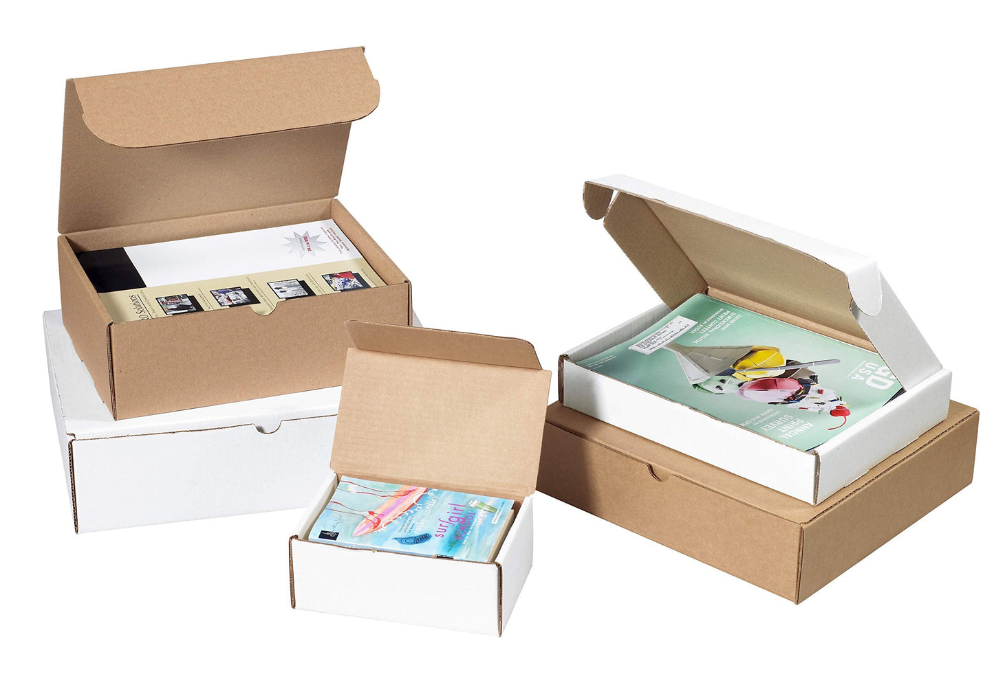 BOX USA Shipping Boxes Small 19"L x 9"W x 2.25"H 50-Pack - Corrugated Cardboard Box for Moving, Mailing, Packing, Packaging and Storage