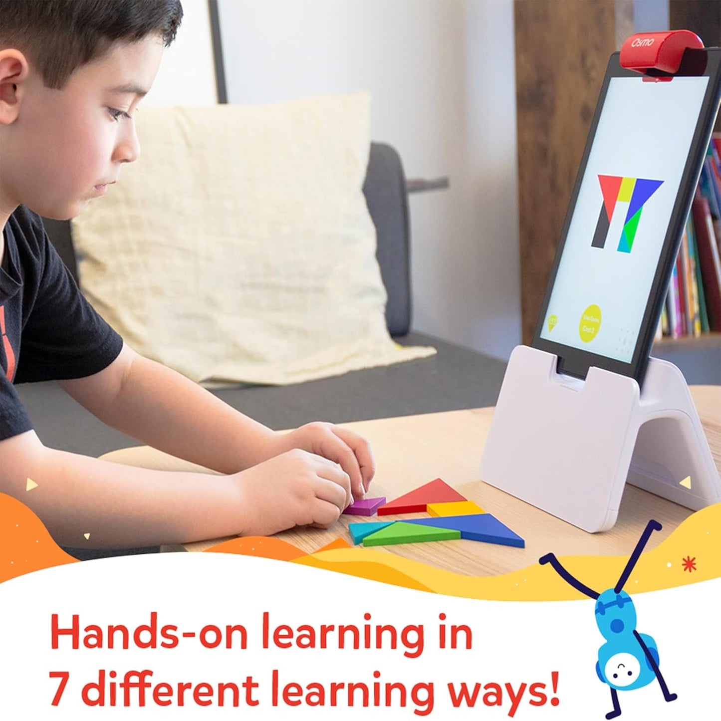 Osmo Genius Starter Kit for Kids Ages 6–10 | 7 Educational Learning Games | Fire Tablet Compatible | Educational STEM Learning System | Base Included