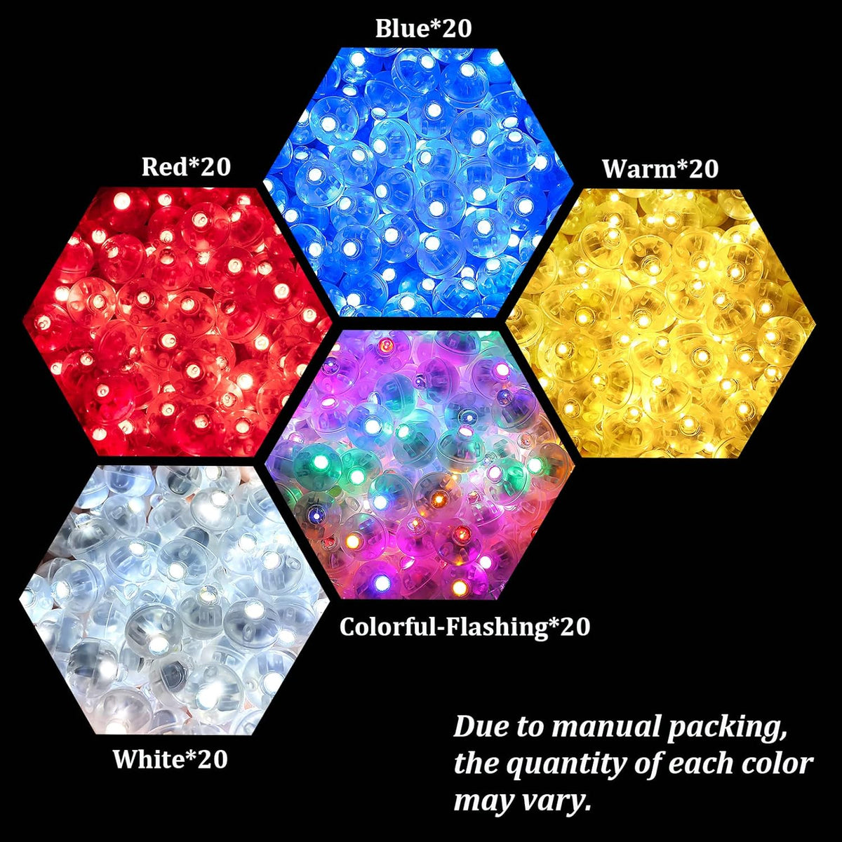 ZGWJ 100PCs Mini Led Lights for Paper Lantern, Led Balloons Light up Balloons for Neon Party Lights Easter Eggs Christmas Halloween Birthday Party Wedding Decoration