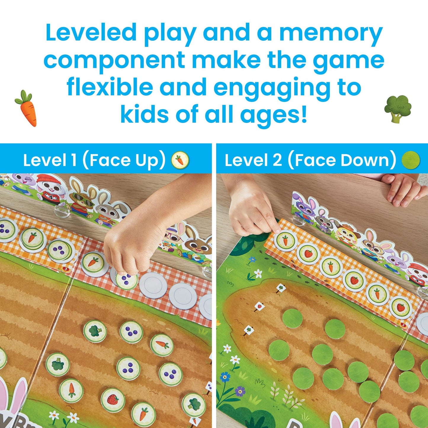 hand2mind Bunny Brunch, Cooperative Board Games, Toddler Educational Toys, Kindergarten Math Games, Preschool Learning Activities, Indoor Recess Games for Classroom, Easter Gifts for Kids