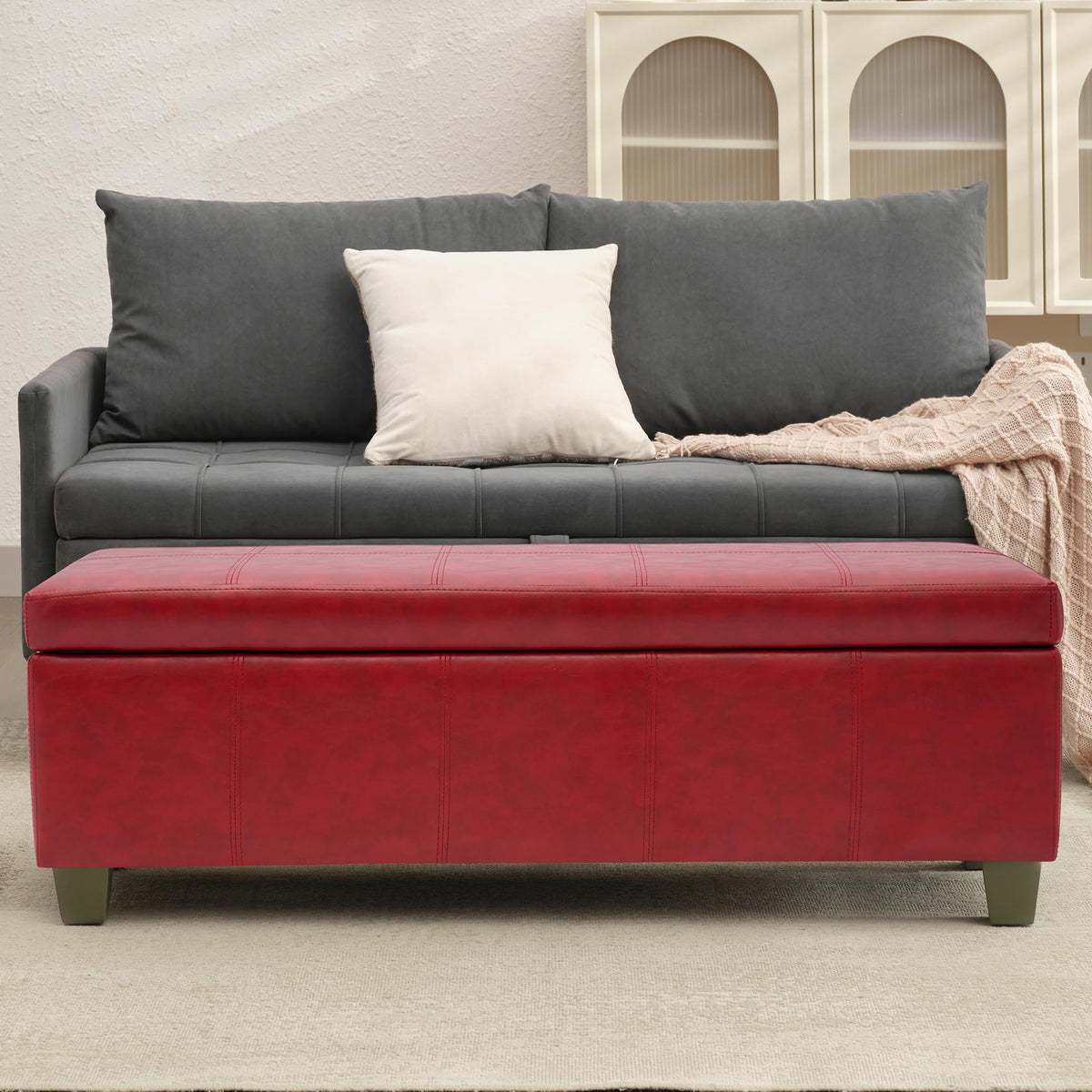 51 Inch Storage Ottoman