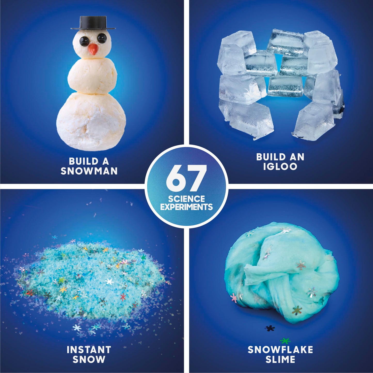 Discovery™ Frozen Earth Science Kit – 67 Experiments STEM Chemistry Lab for Kids| Grow Crystals, Make Snow & Slime, Ice Explosions & More| Educational Learning Activity Toy| DIY STEM Set Gift| Ages 8+