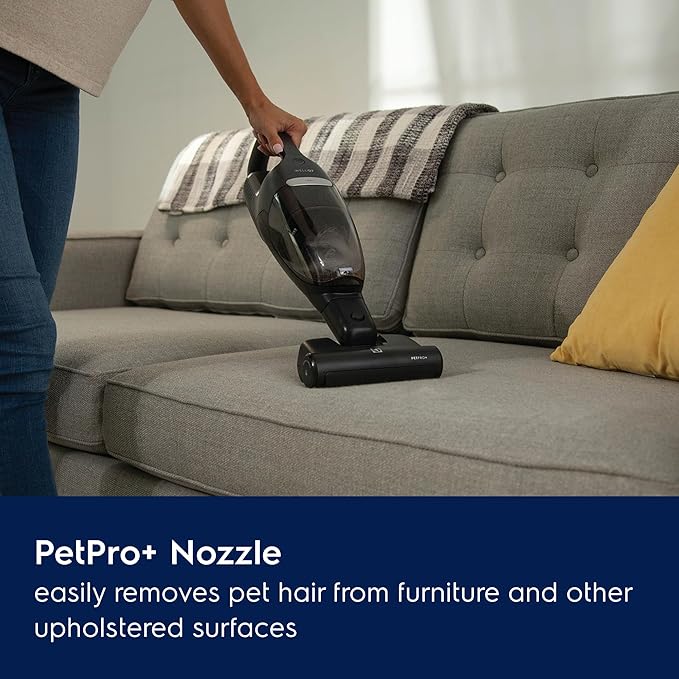 Electrolux WellQ7 Pet Cordless 2-in-1 Vacuum Cleaner with Motorized PetPro+ Nozzle for Easy Pet Hair Removal, 50-Minute Run Time, 2 Power Modes, Shale Gray