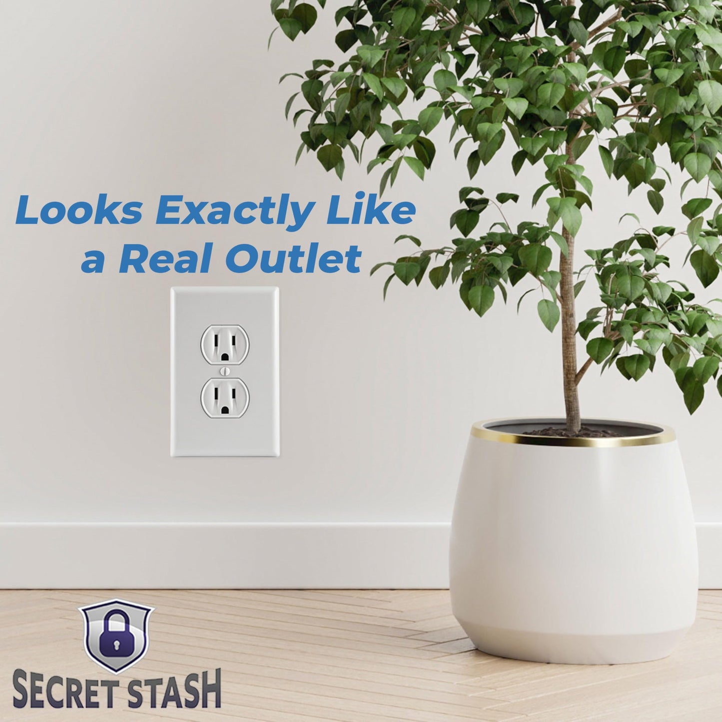 Wall Outlet Safe and Electrical Outlet Hidden Wall Safe, Hide in Plain Sight Key Money Jewelry Storage Cash Holder Safe Box (1)