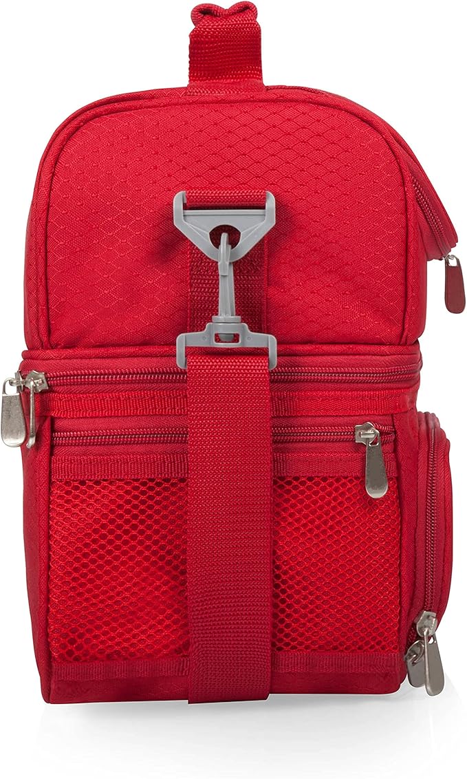 PICNIC TIME NFL unisex-adult NFL Pranzo Lunch Bag, Insulated Lunch Box with Picnic Set, Lunch Cooler Bag