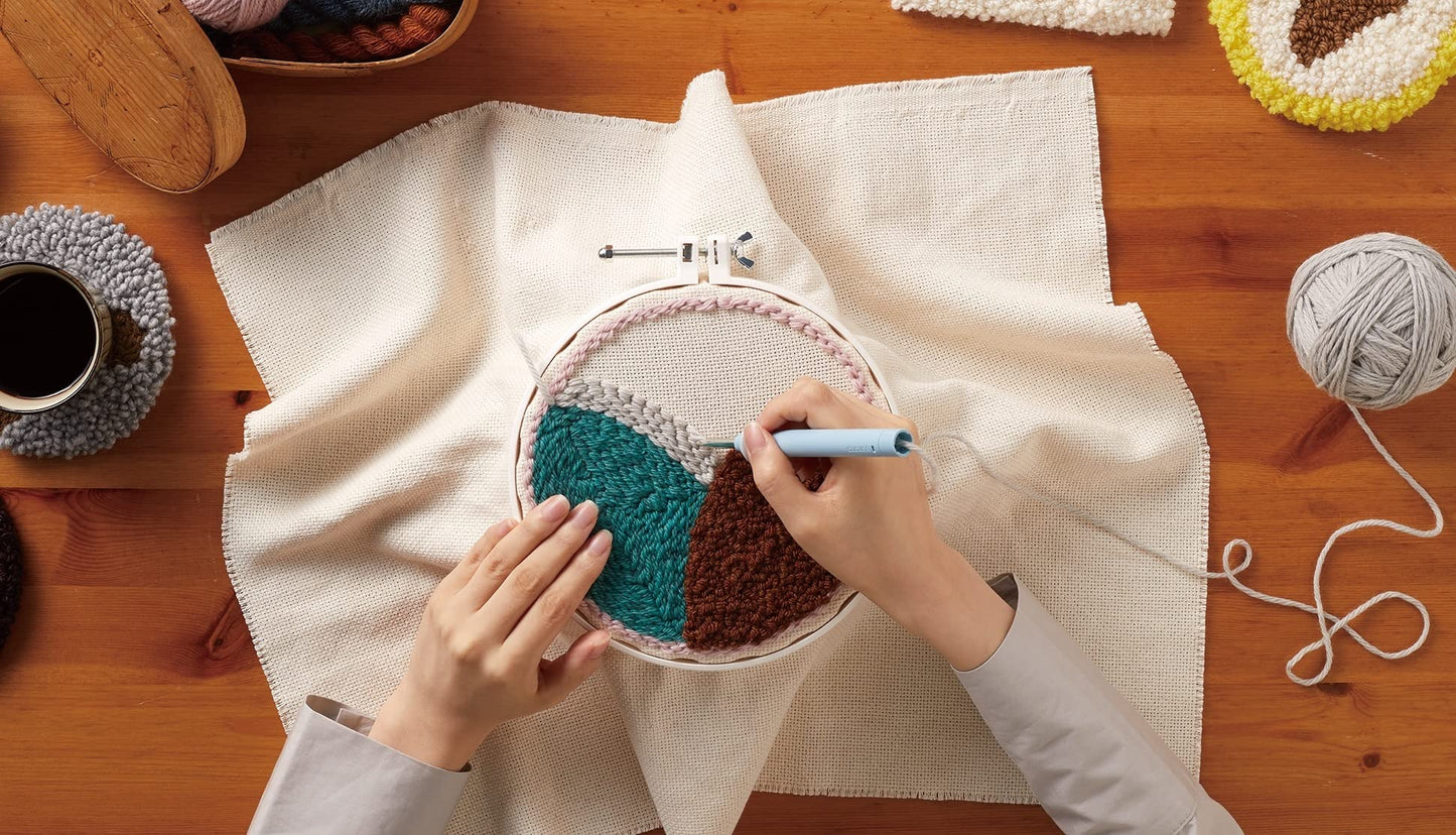 Clover Punch Needle Hoop