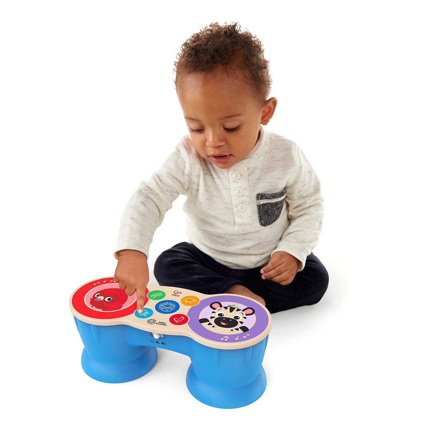 Baby Einstein First Tunes Drum & Shakers Musical Gift Set, with Maracas and Toy Drum, Ages 6 Months and Up