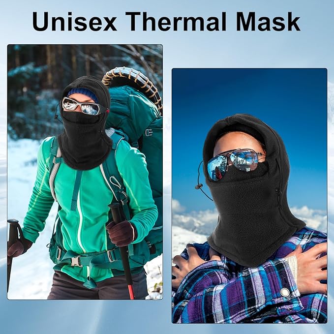 Frienda 8 Pcs Balaclava Ski Mask Men Windproof Warmer Face Covers Adjustable Winter Mask for Men Women